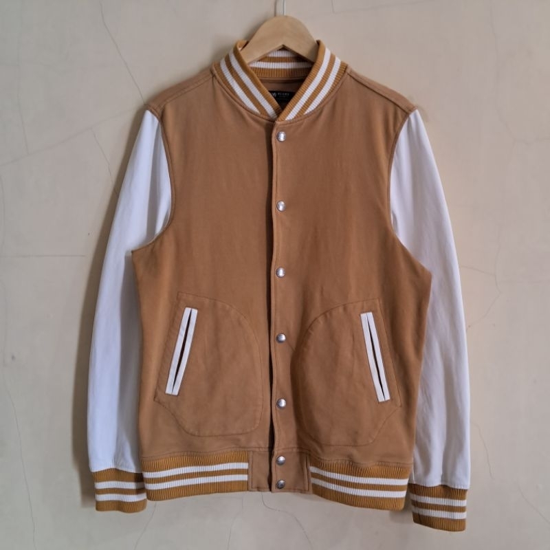 Varsity Beams Japan dua warna bahan kanvas lembut tebal