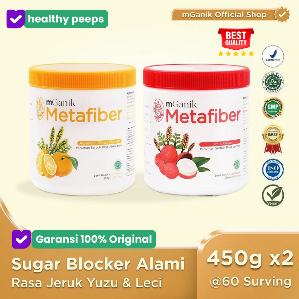 

Mganik metafiber diabetes original official store - mganik superfood multigrain sachet & tube - obat penurun gula darah diabetes diabet