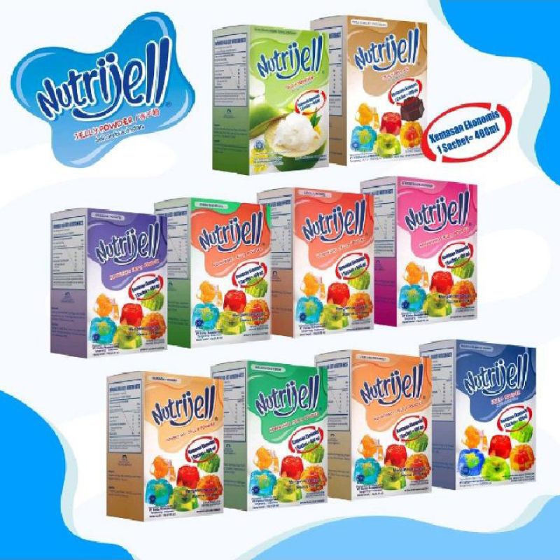 

Agar-Agar nutrijell ekonomis kemasan boks isi 12 pcs