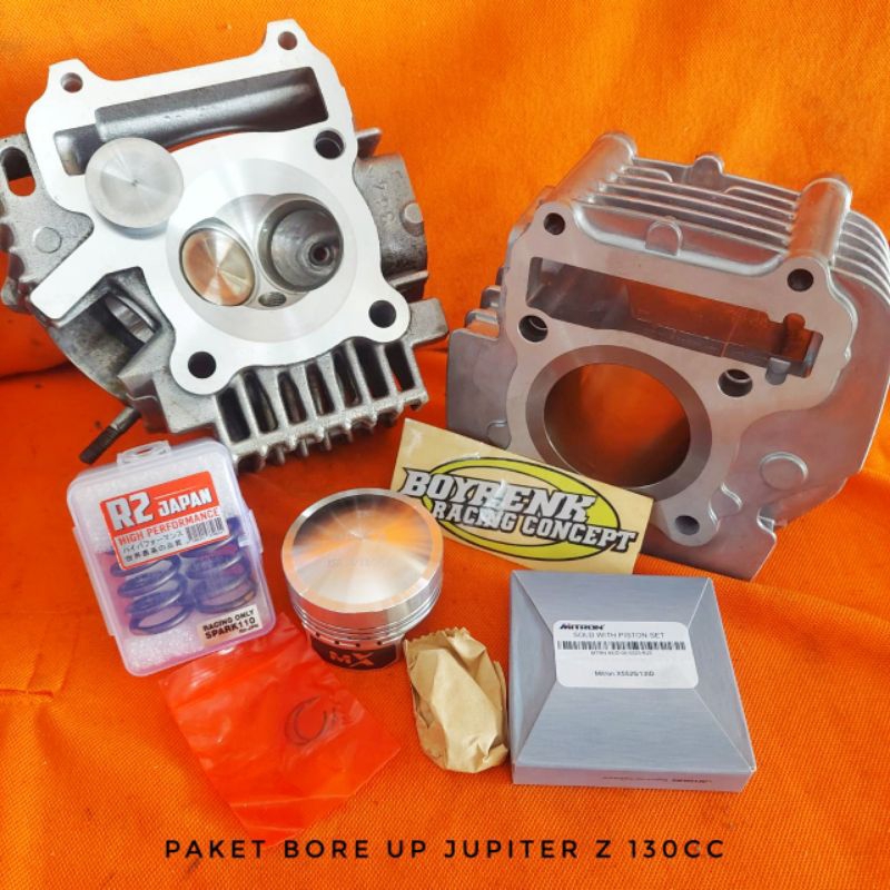 PAKET BORE UP JUPITER Z 130CC-BOYRENK RACING