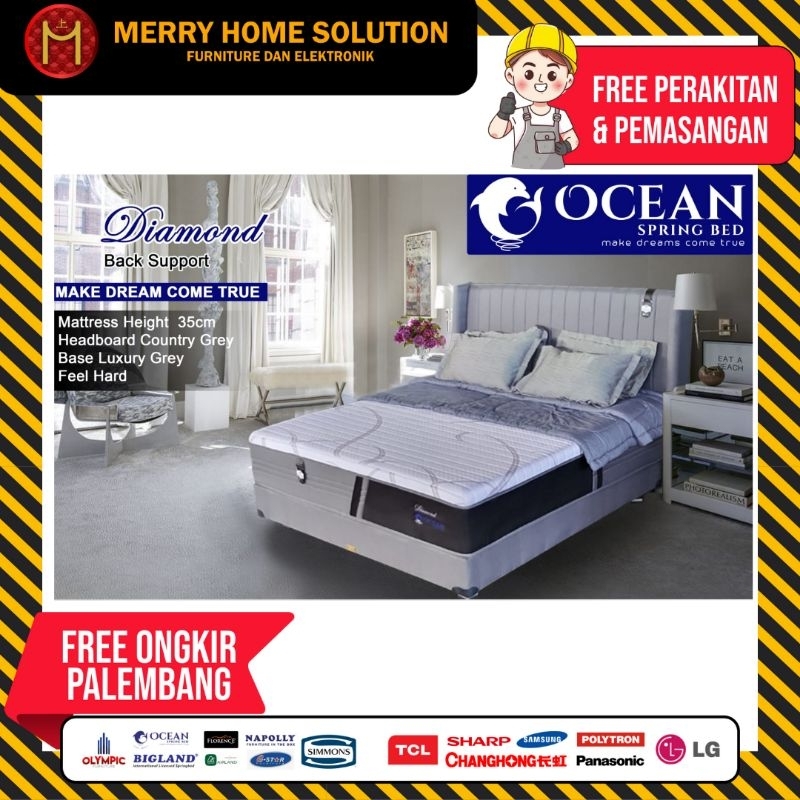 springbed vitto by ocean diamond matras kasur springbed pocked spring
