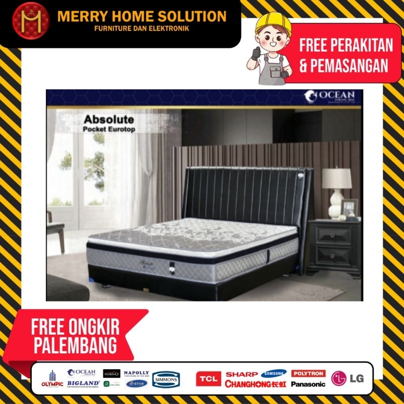 springbed ocean ABSOLUTE pocket eurotop matras kasur ocean vitto