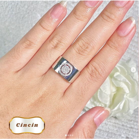 Elco Jewellery - Cincin Berlian Eropa F Vvs | CBRT-00596SH Berkualitas dan Bergaransi