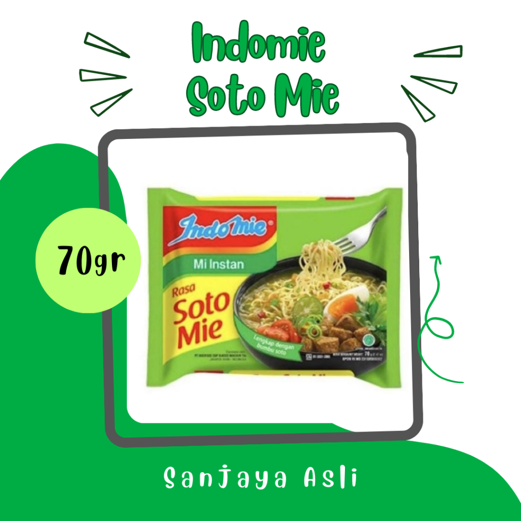 

INDOMIE SOTO MIE 70 GR/MIE KUAH/MIE INSTAN/GROSIR SEMBAKO MURAH