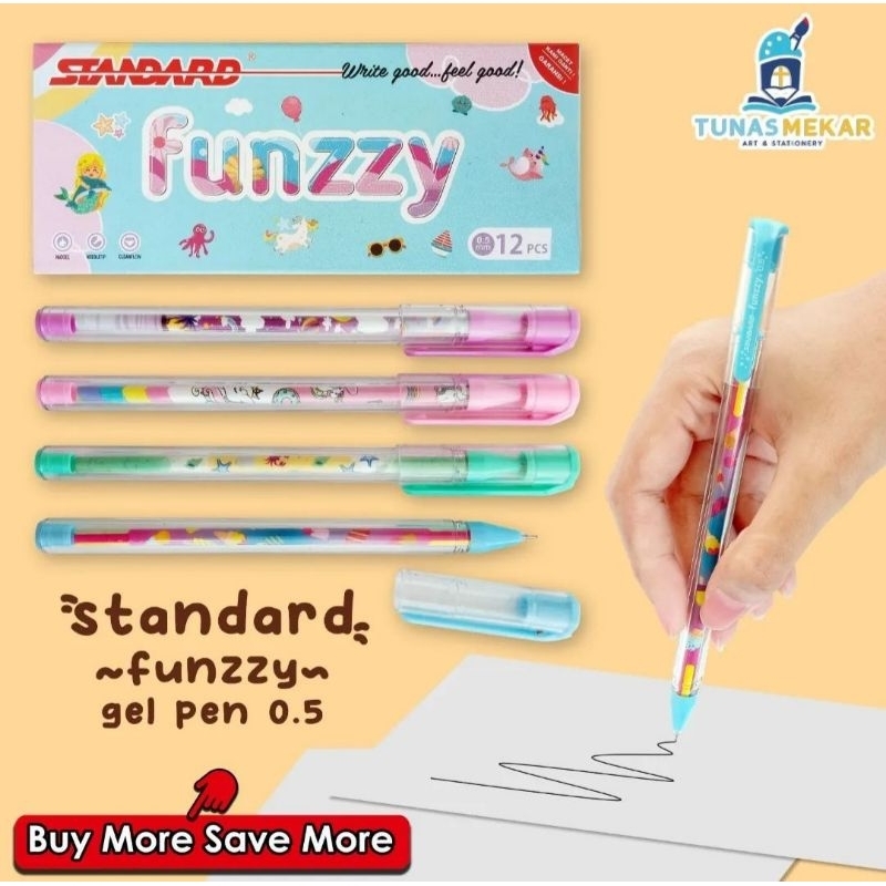 

Bolpen Standard Funzzy Gel Pen 0.5