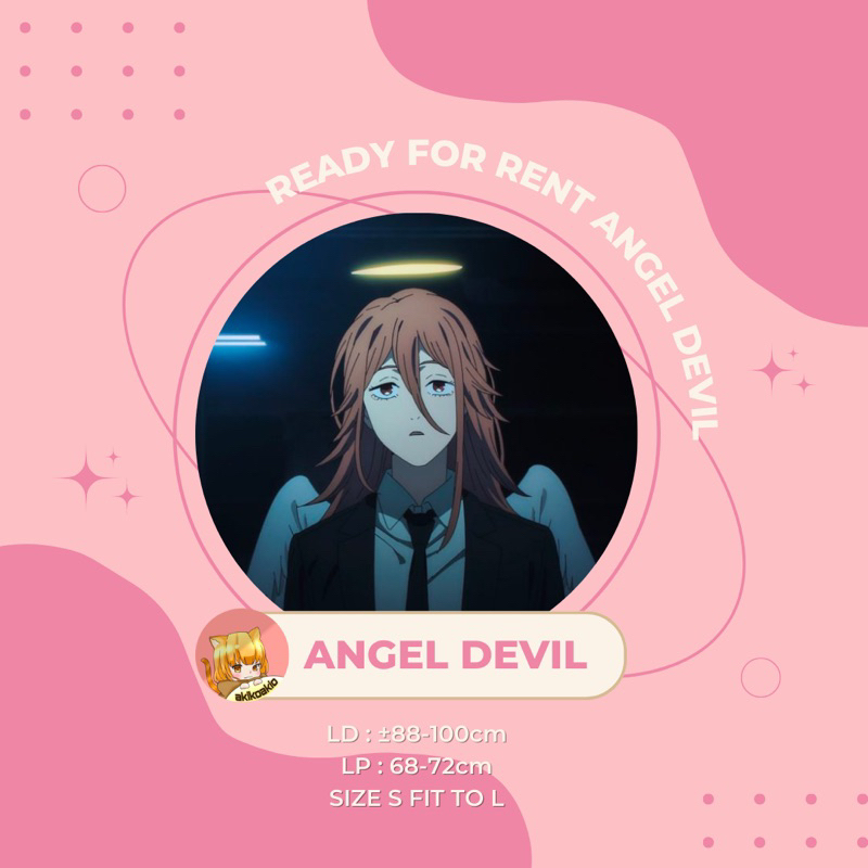 [READY FOR RENT] ANGEL DEVIL COSTUME COSPLAY RENTAL CHAINSAW MAN