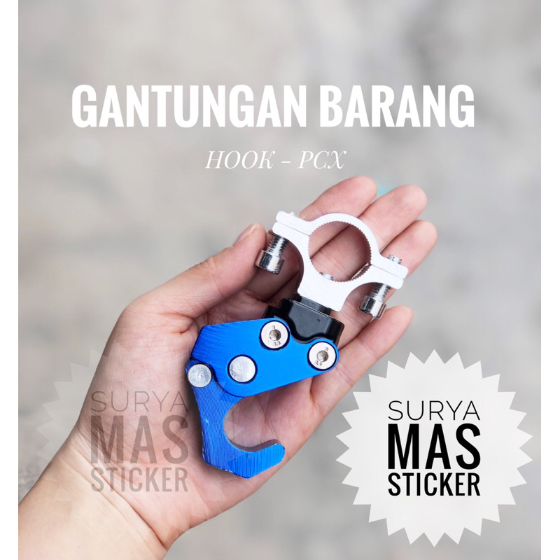 gantungan barang motor honda pcx cantolan barang hook motor