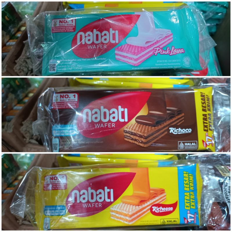 

wafer nabati 17 grm 1 pak isi 10 pcs