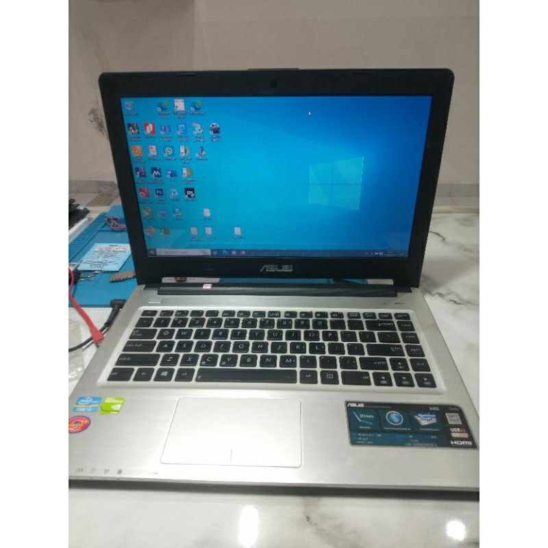 laptop asus A46c ram 8gb hdd 128gb