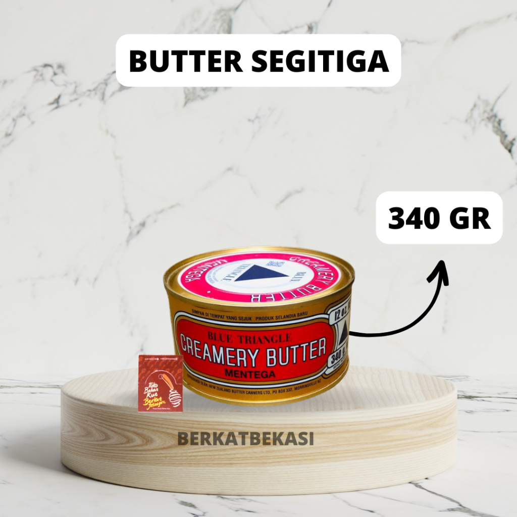 

BUTTER BLUE TRIANGLE 340 GR CREAMERY / MENTEGA SEGITIGA BIRU ( SALTED )