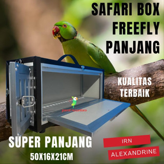 Box ff Free Fly Safari Box Burung Parrot Panjang Alexandrine IRN