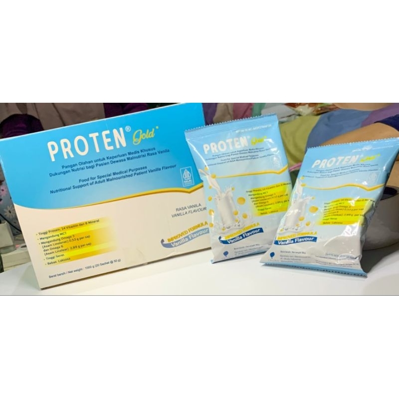 

Proten Gold Rasa Vanila Harga Per box PROMO terbatas !!!!