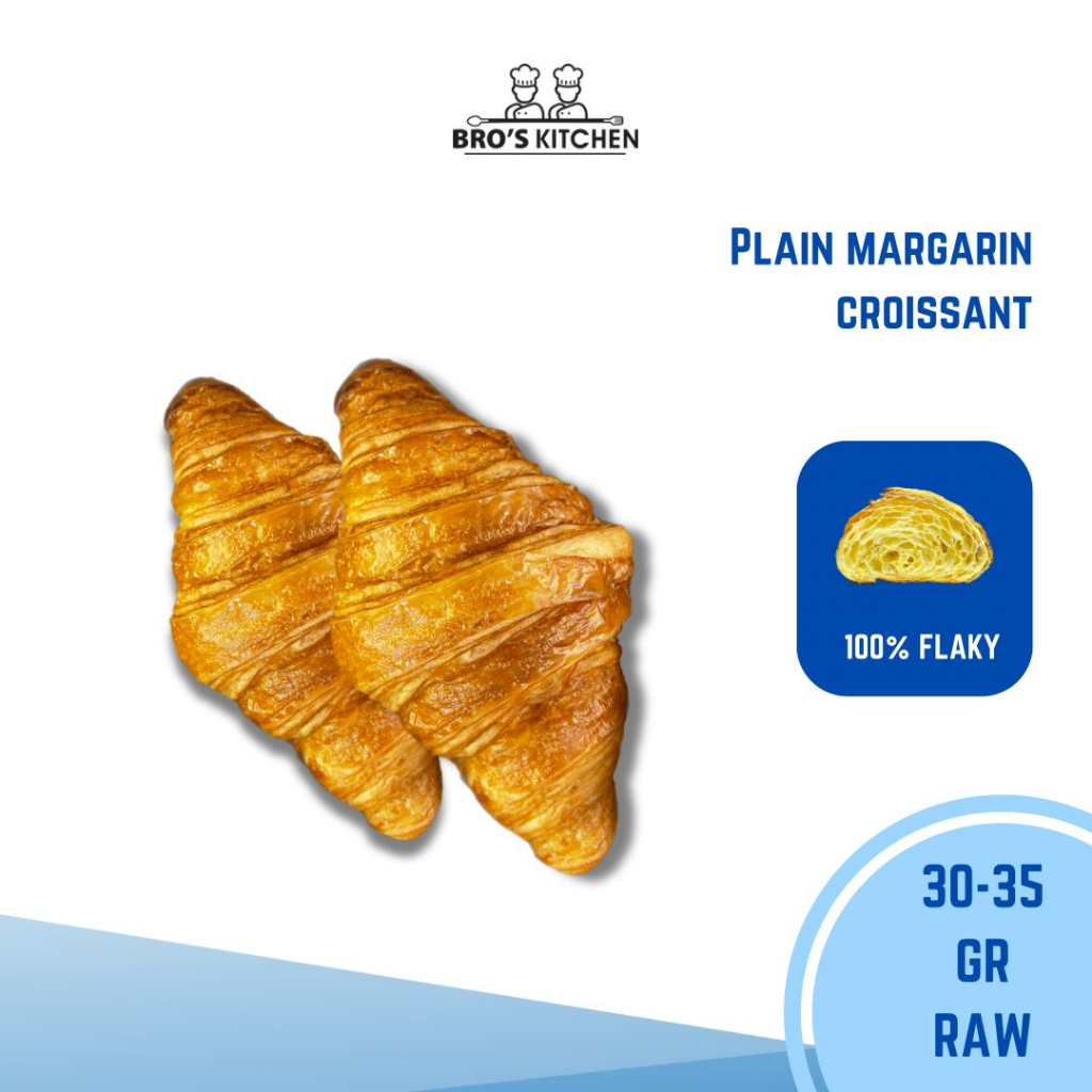 

CROISSANT MINI PLAIN MARGARINE 35GR