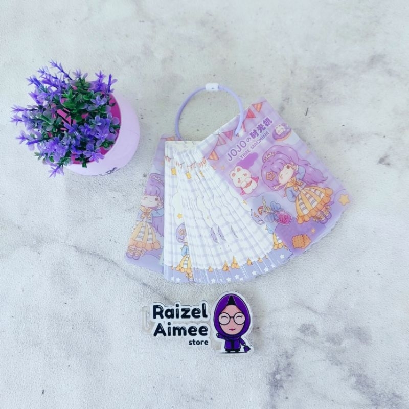 

NOTES MINI MODEL IKAT WARNA UNGU