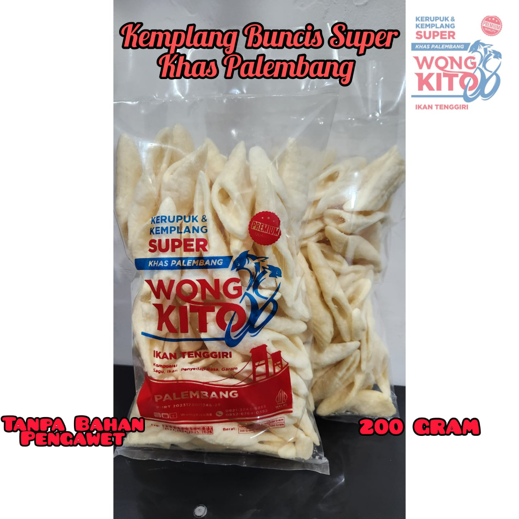 

Kemplang Palembang Super Buncis 200 Gram