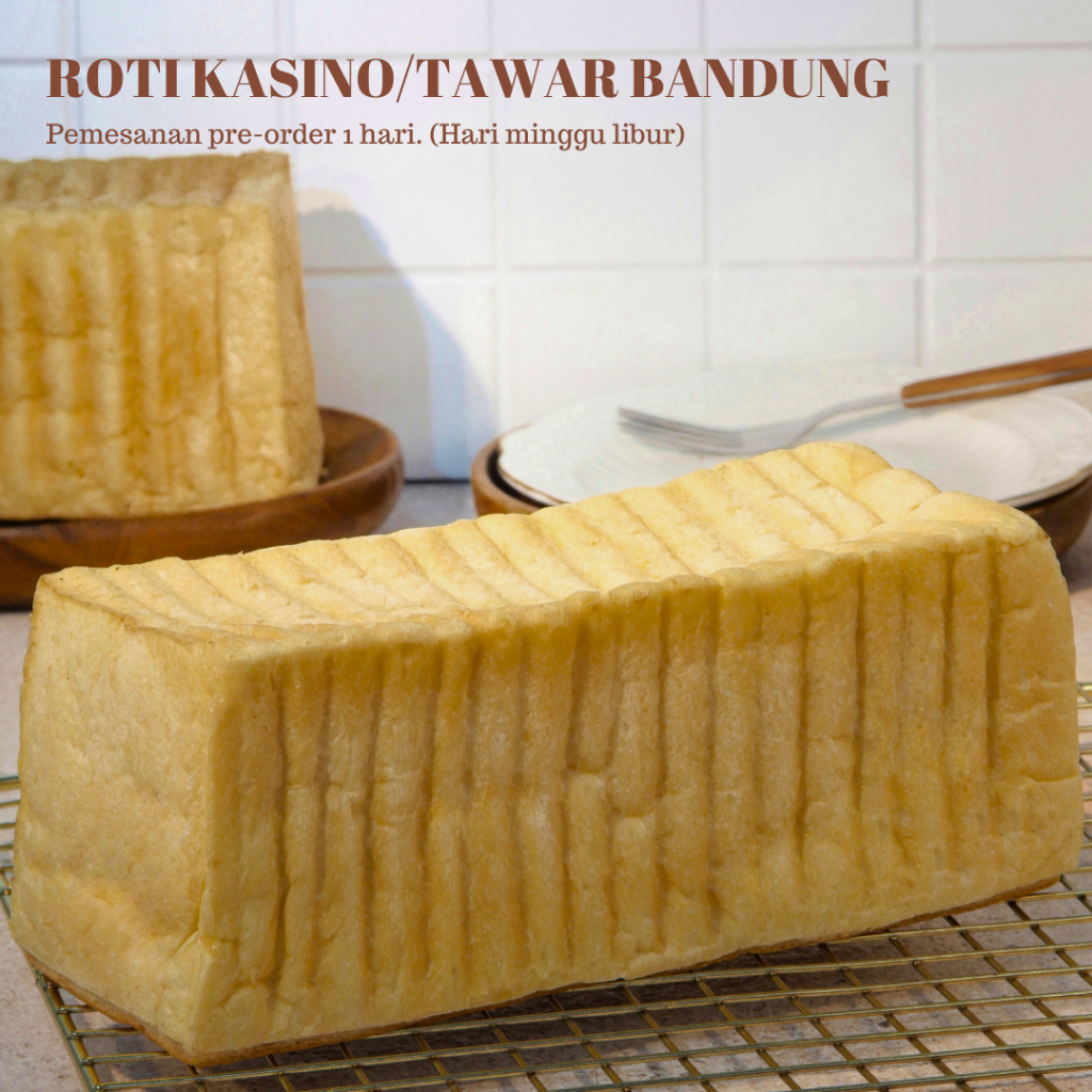 

Roti Kasino Tawar Bandung Lembut dan Berkualitas