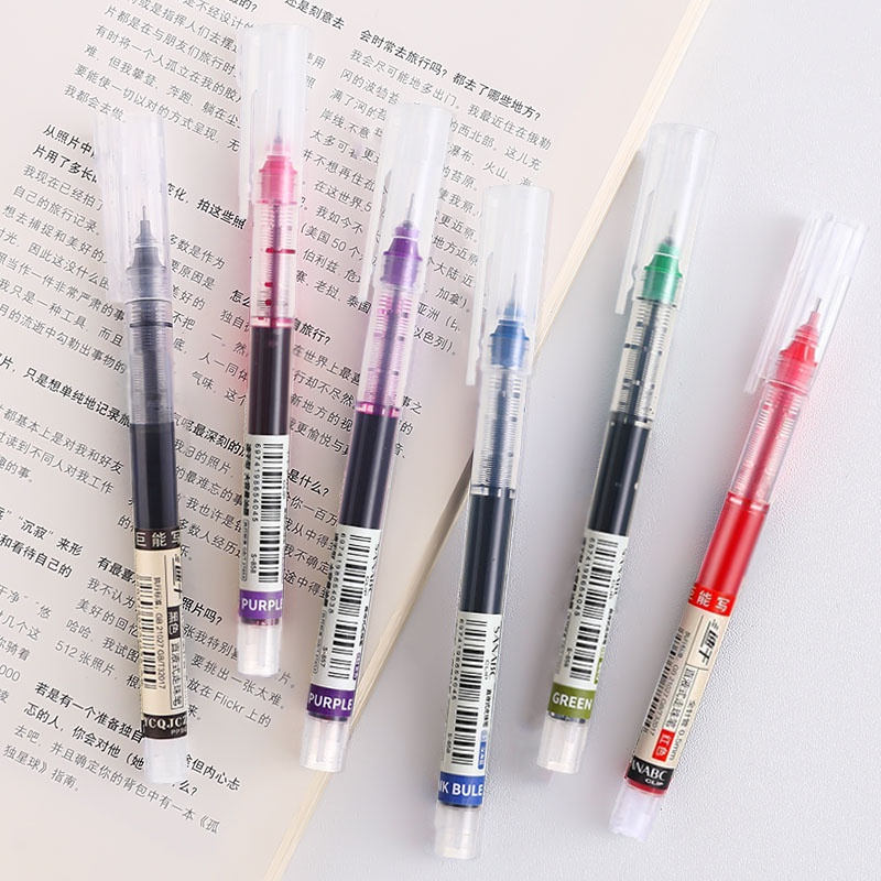 

Color Gel Pen Pulpen Gel 13 Warna Cerah Needle Tip 0.5mm