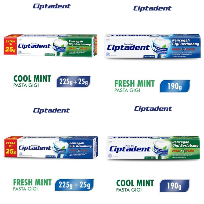 Ciptadent Pasta Gigi 225Gram+25Gram
