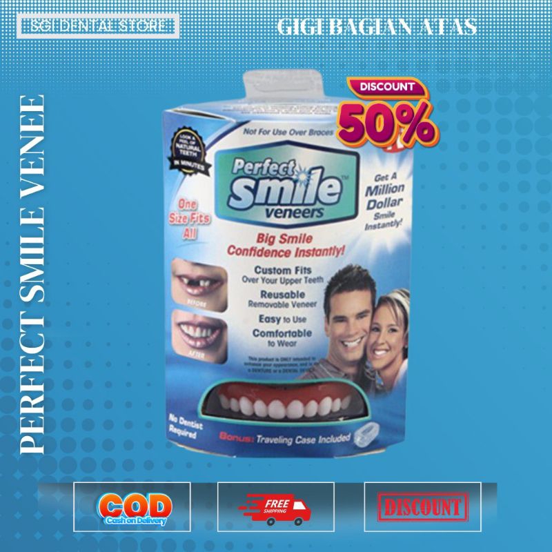 Gigi Atas Veneer langsung pakai perfect smile