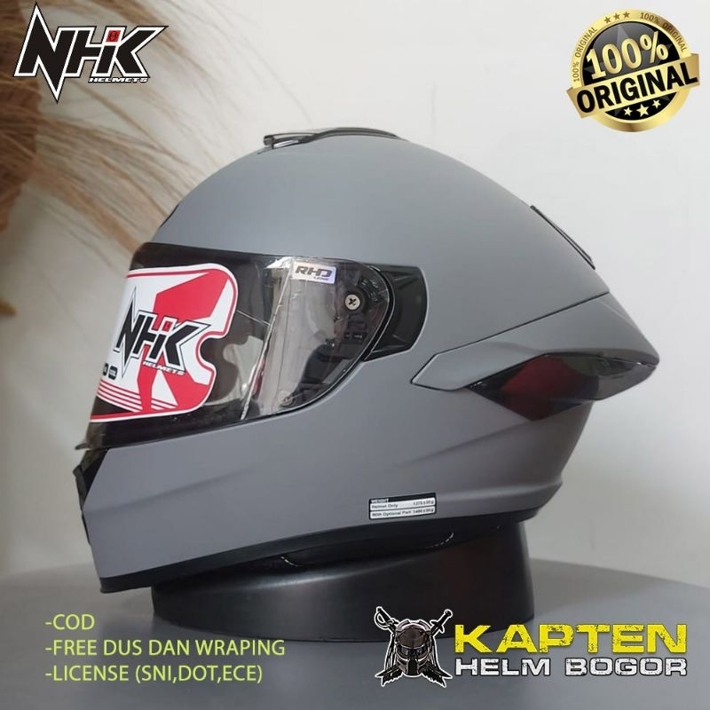 HELM NHK MARK 1 ELITE GREY DOFF-HELM FULL FACE NHK SINGLE VISOR