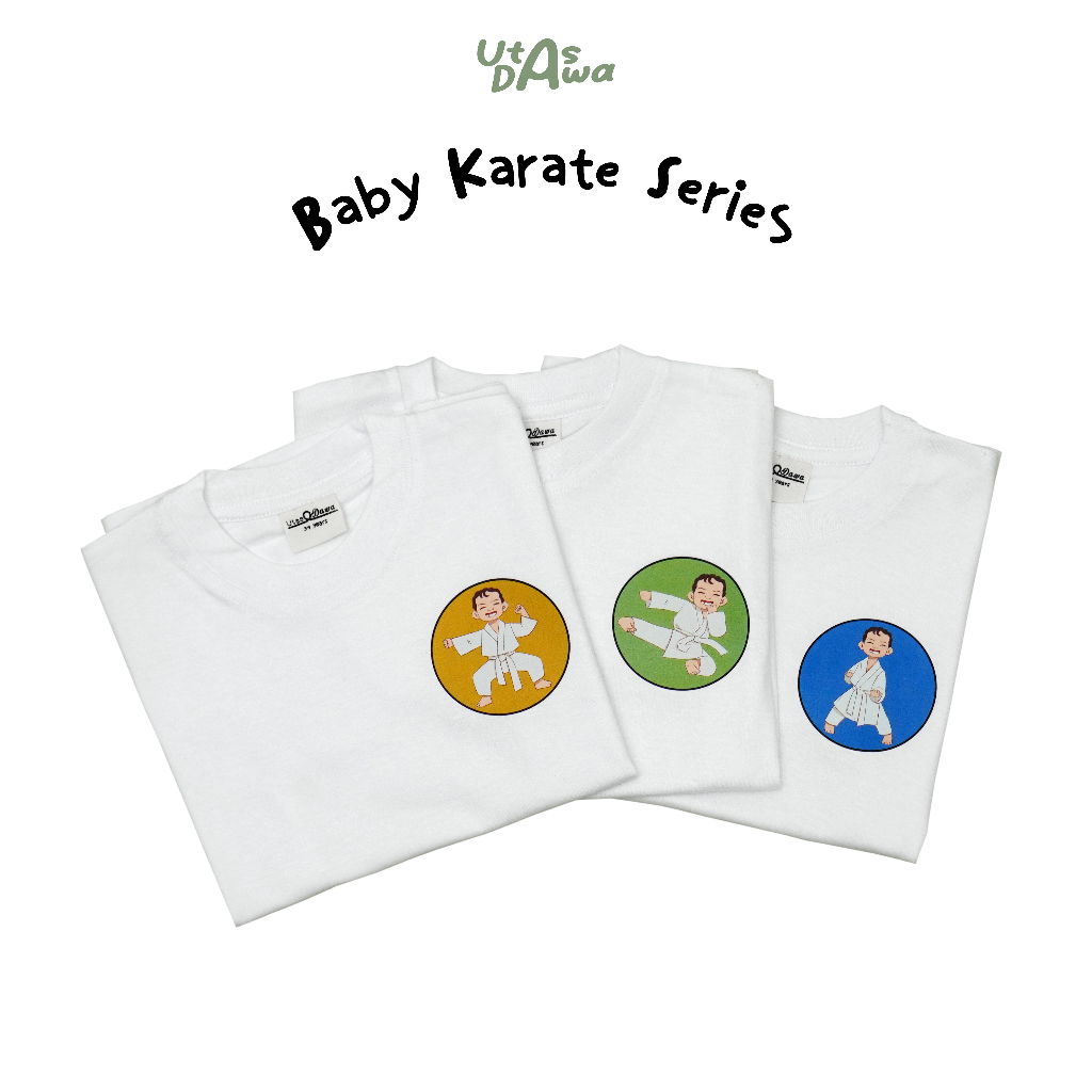 Utas Dawa - Baby Karate Series TShirt Kaos Pakaian Anak 3-8 Tahun