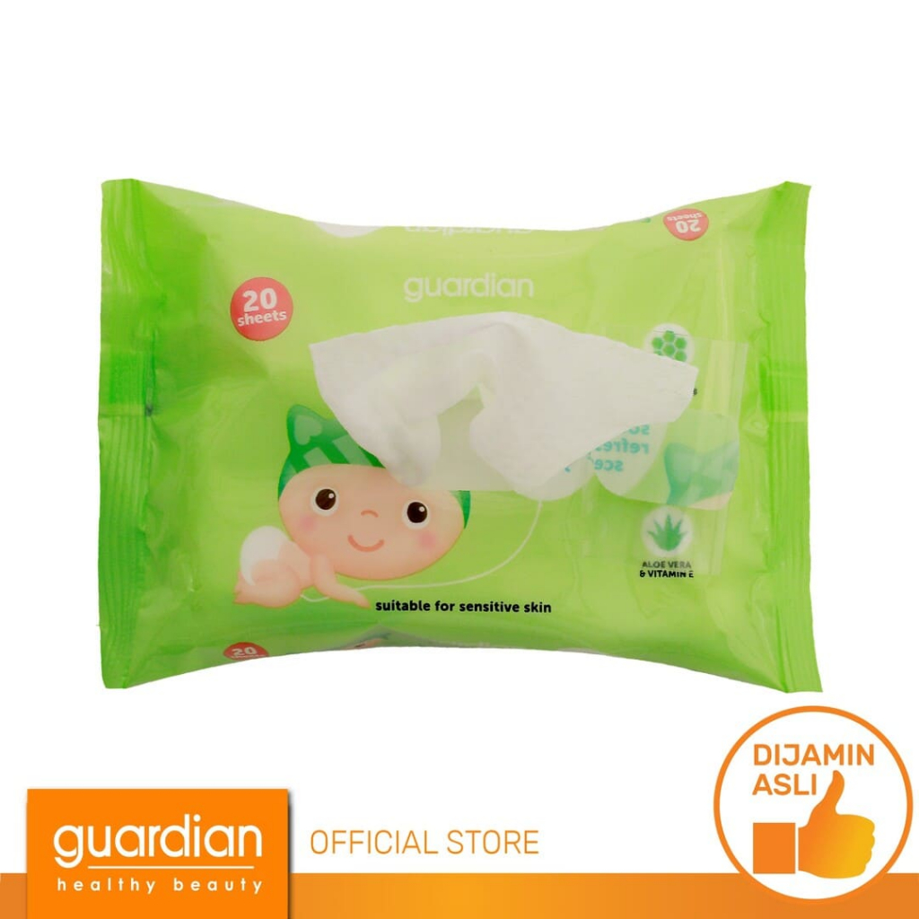 Guardian Baby Soft Wipes Refreshing Scent 20 Sheet