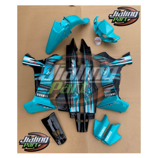 full set cover body yamaha fiz r petronas tosca variasi body halus fiz r petronas tosca