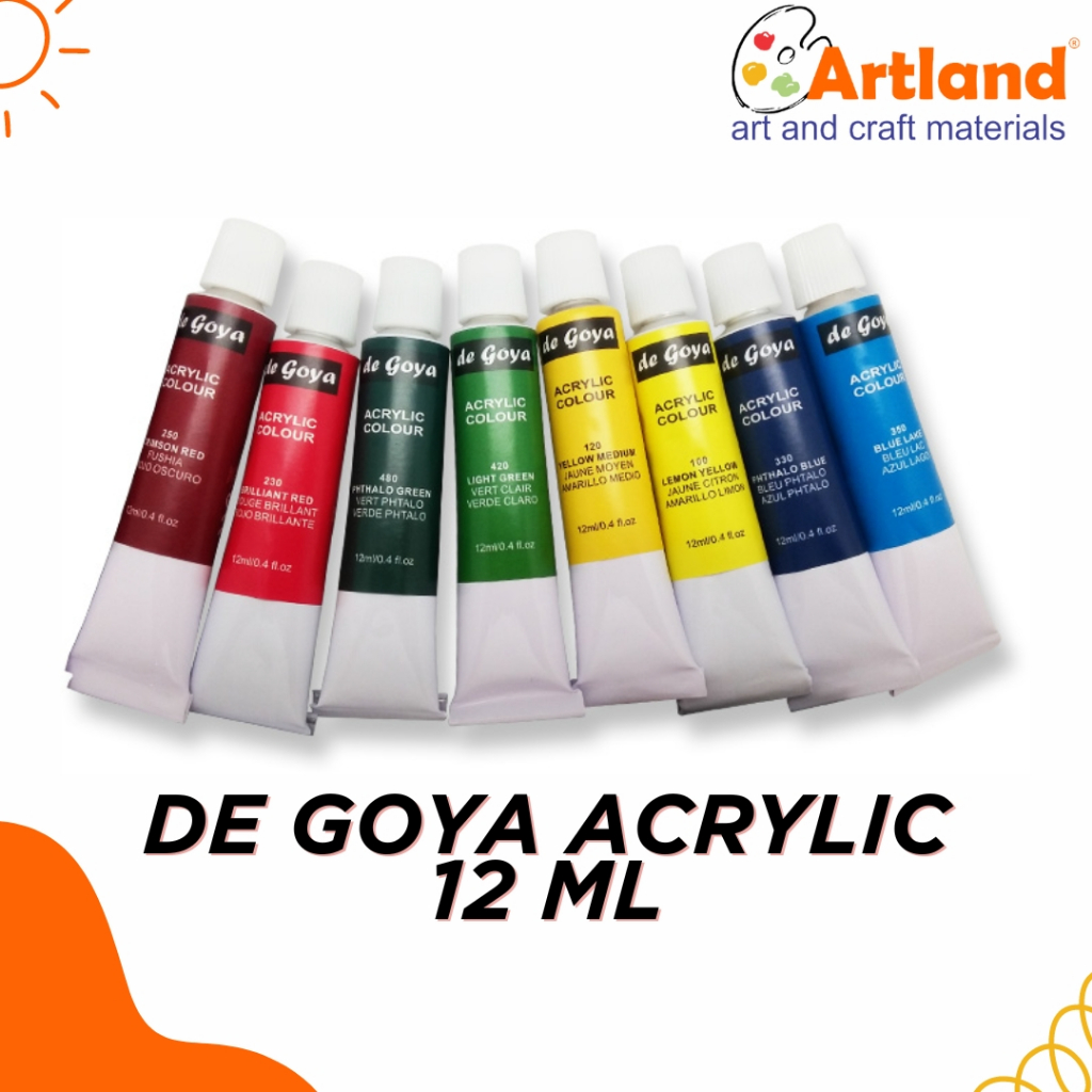 

Cat Akrilik De Goya 12ml | Cepat Kering, Tahan Air, Tidak Mudah Pudar