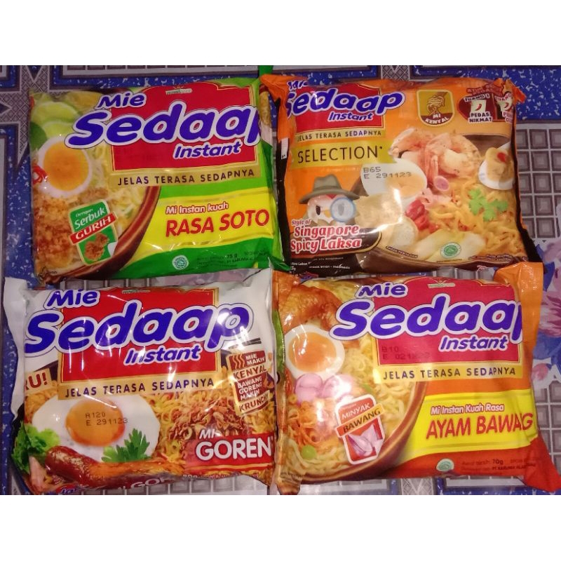 

Mie Sedaap Mix (Varian Campur) Paket hemat isi 5
