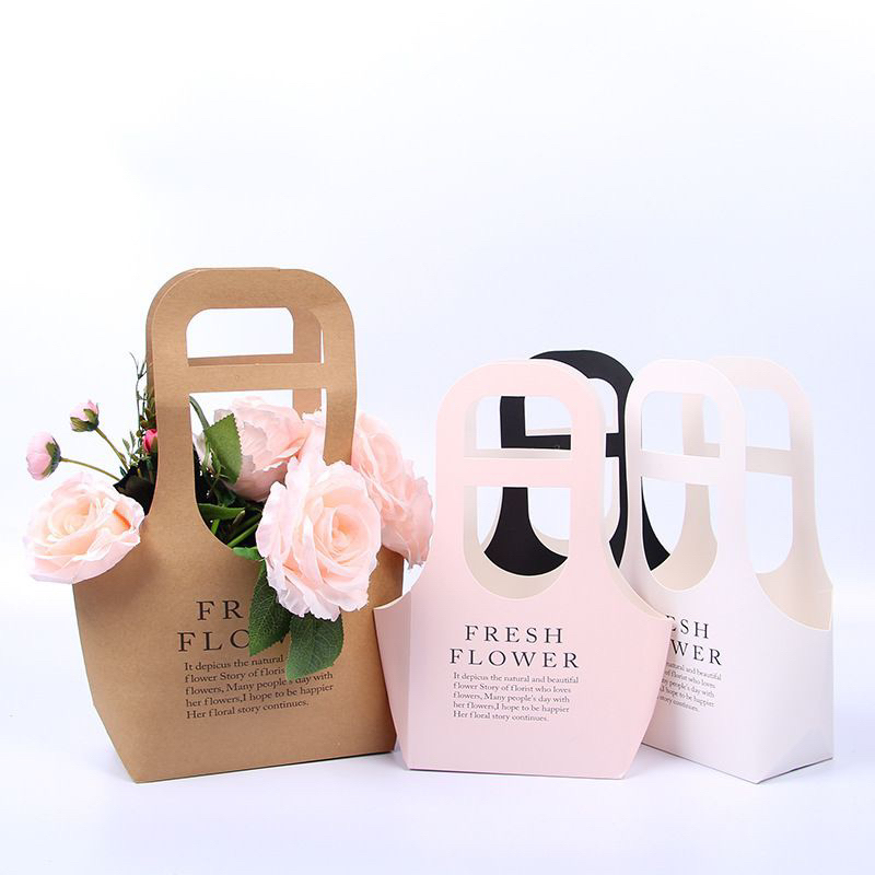 

Tas Paper Bag Bunga Buket Flower Bouquet / Flower Bloombox Hand Bouquet