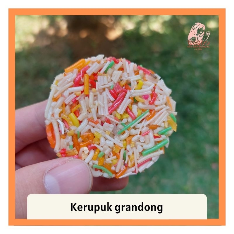 

Kerupuk grandong mentah