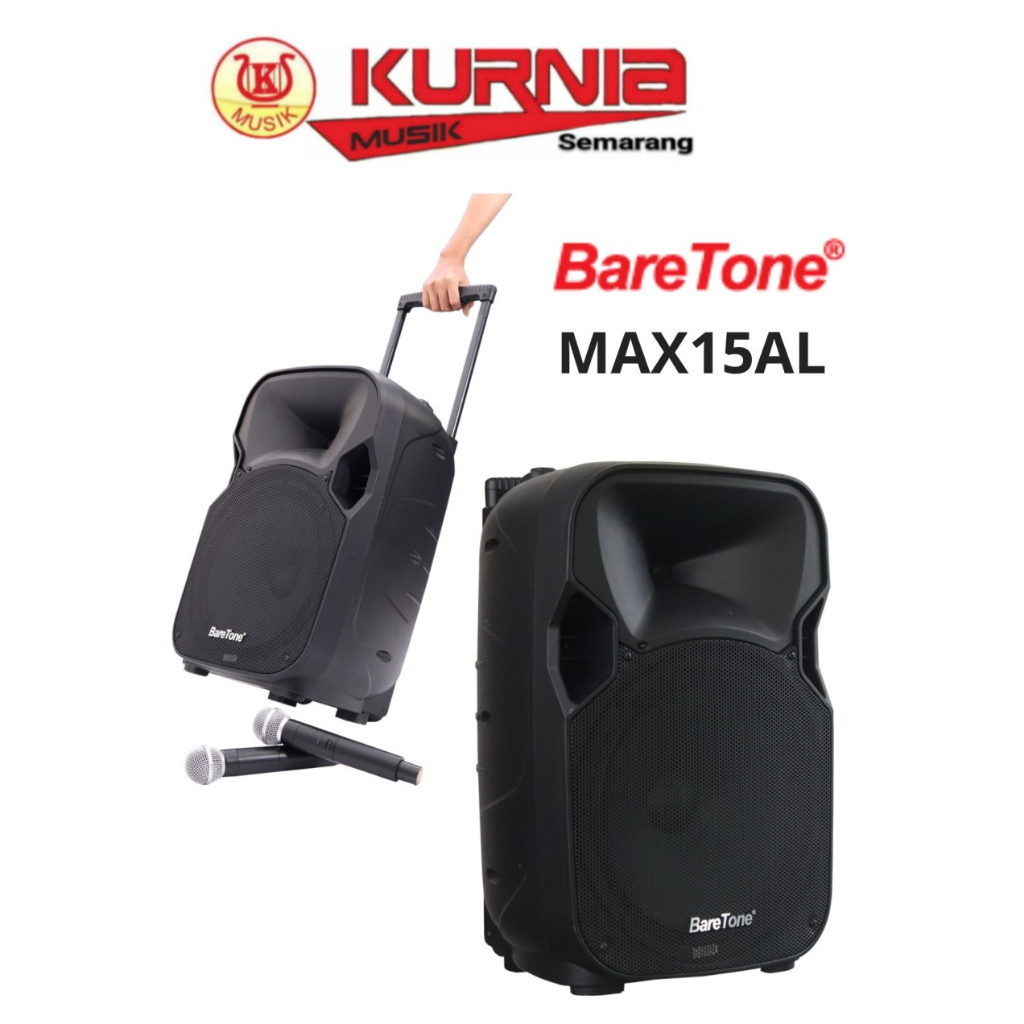 BARETONE MAX 15 AL - MAX15AL - MAX 15AL Speaker Portable 15"