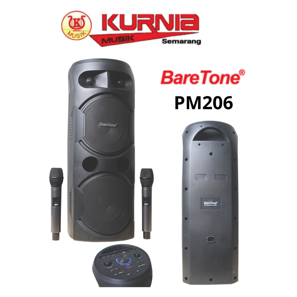 BARETONE PM 206 - PM206 - PM 206 Speaker Portable