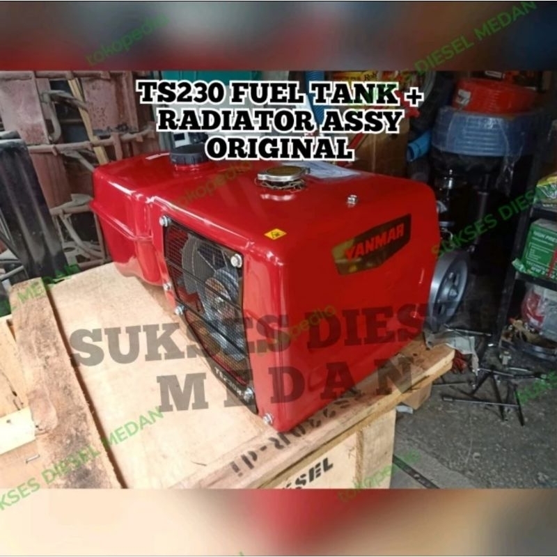 TS230 TS 230 Fuel Tank Assy Full Set Tangki Minyak Kipas Radiator Mesin Diesel Yanmar Original