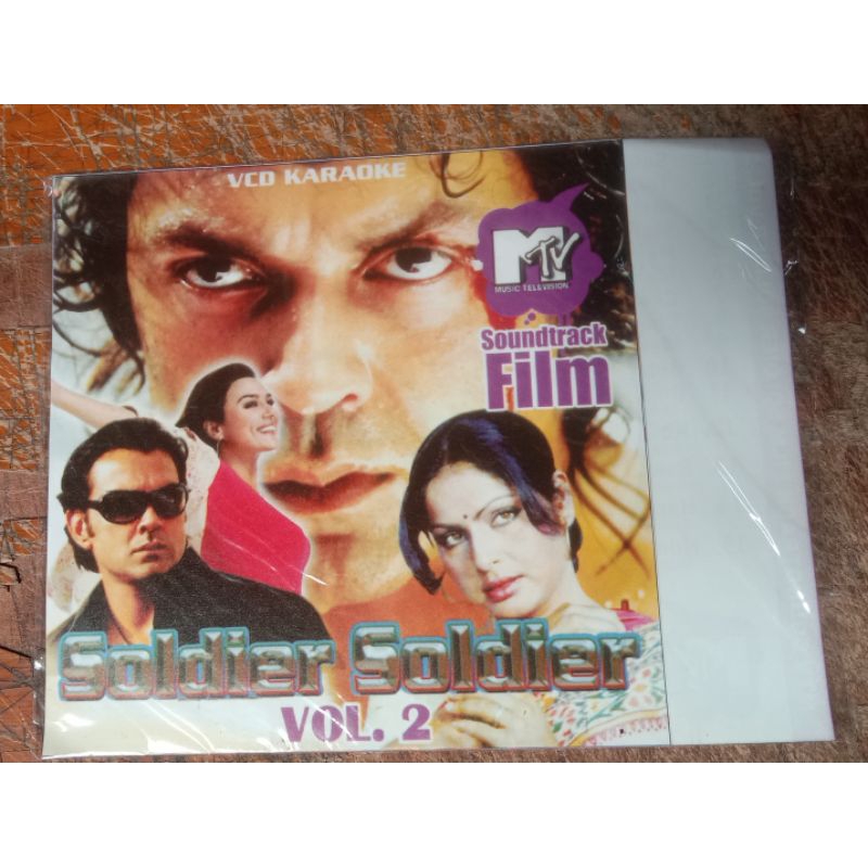 Kaset Vcd lagu India souldier soldier vol 2