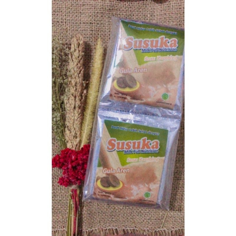 

Susu Kambing Etawa Susuka Sachet Rasa Gula Aren