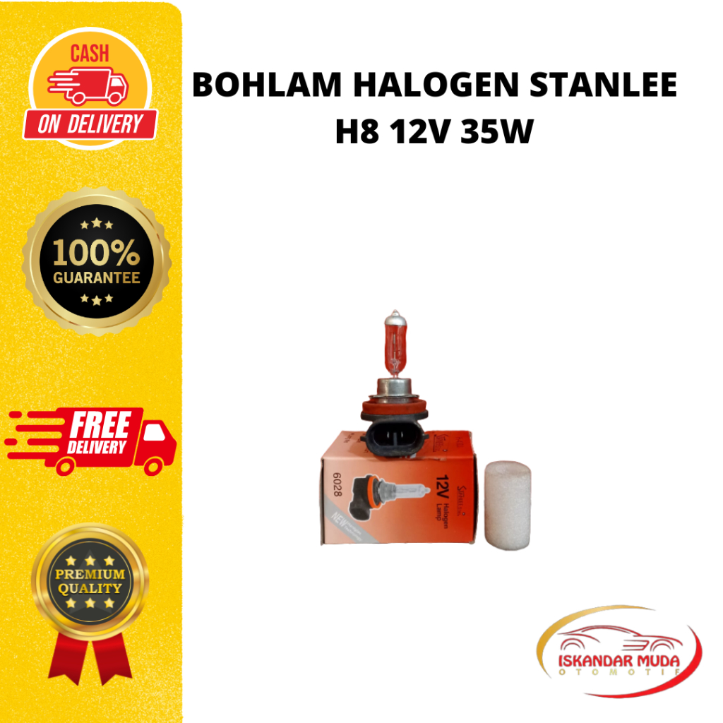 BOHLAM HALOGEN STANLEE H8 12V 35W