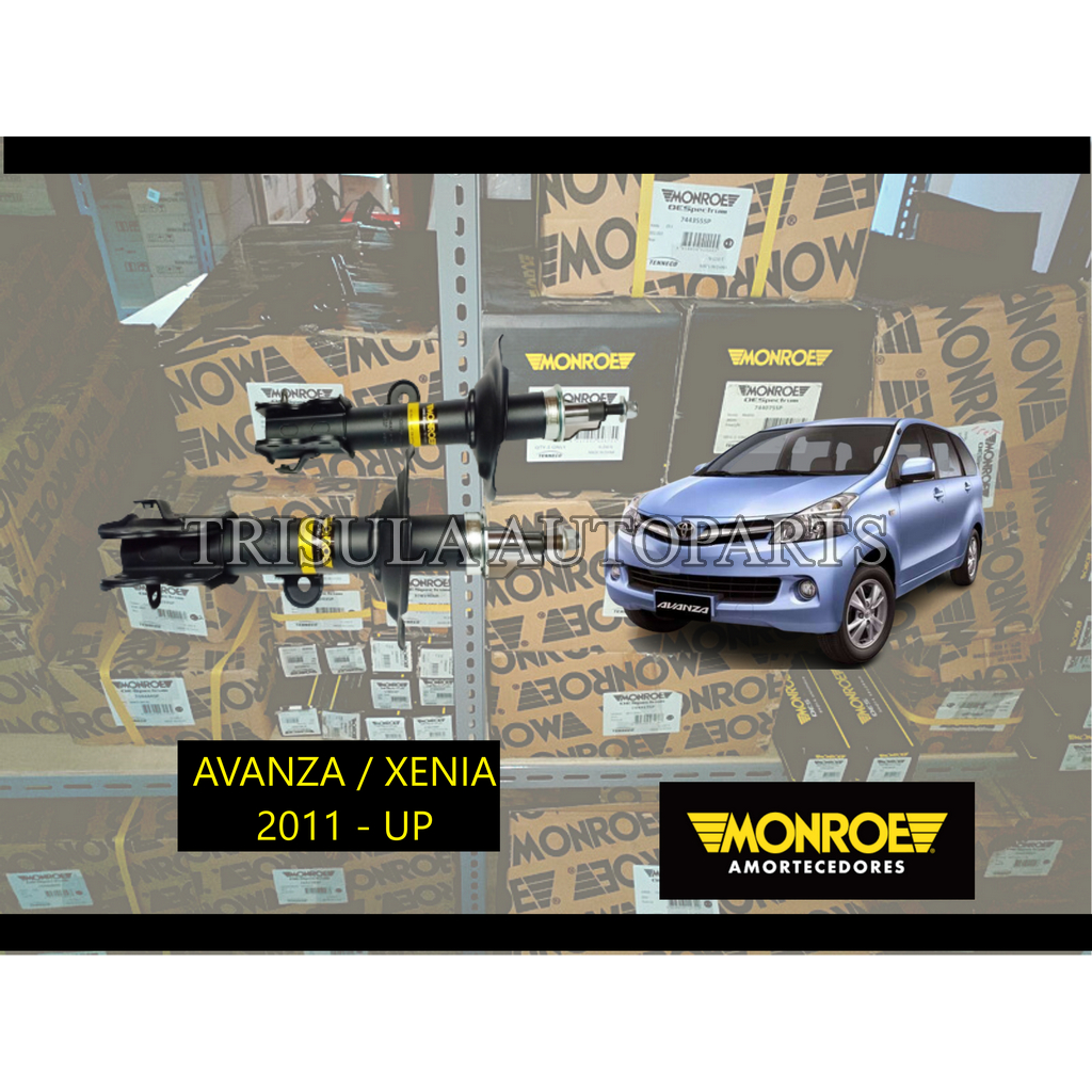 Shockbreaker  Monroe depan Toyota Avanza 2011 + Original