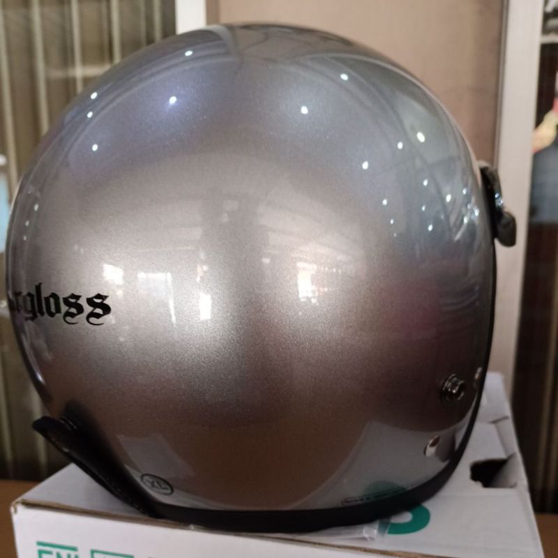 helm cargloss cfm original warna silver met