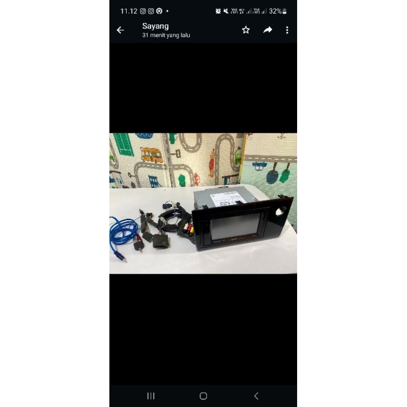 Head Unit & Frame Kenwood ddx315 copotan Mobilio 2016 dashboard facelift