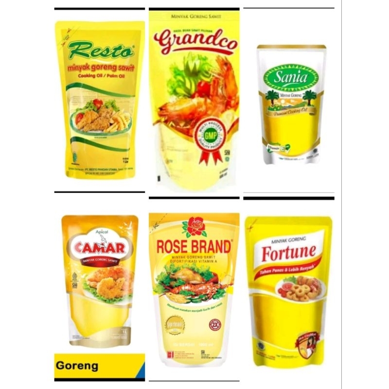 

minyak goreng 1 liter/900 ml