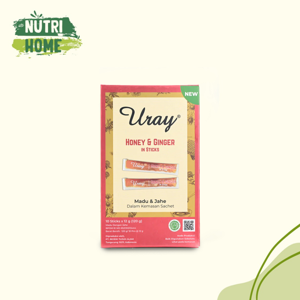 

URAY Honey & Ginger in Stick 120gr - Madu Stik Premium