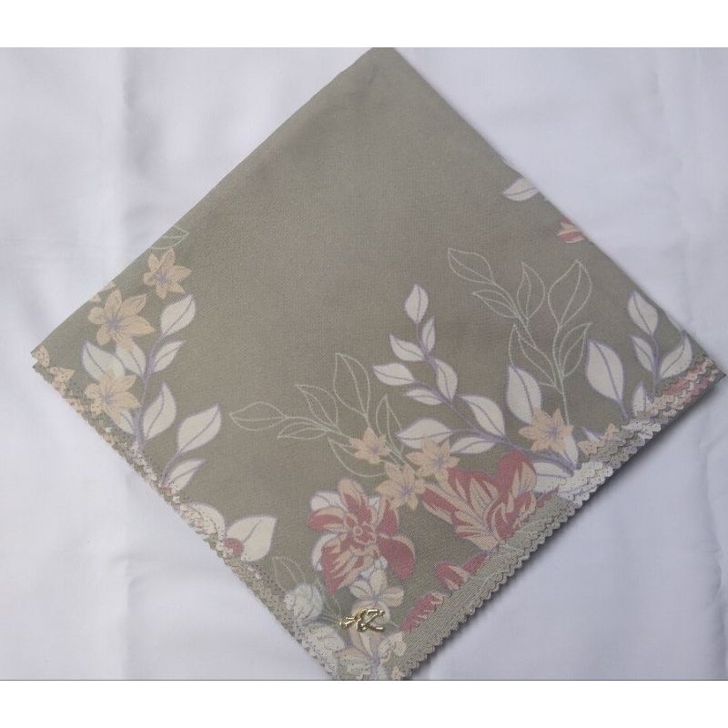 Hijab Motif Bunga - bunga bahan Voal by Azara