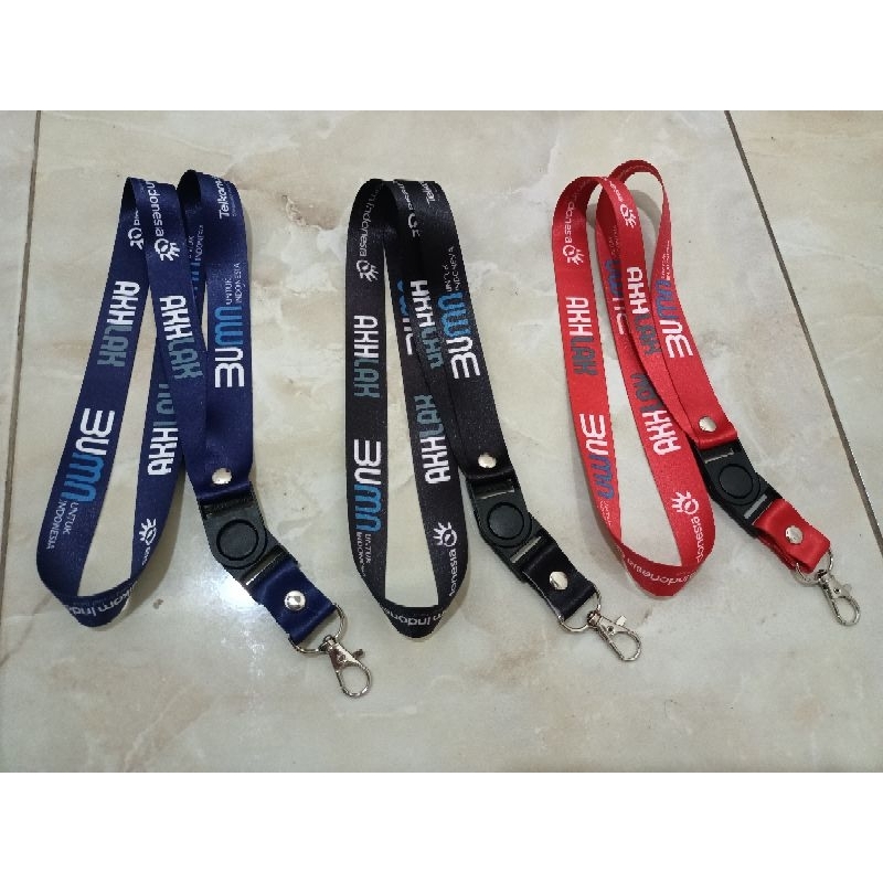 

lanyard Bumn akhlak telkom termurah terlaris