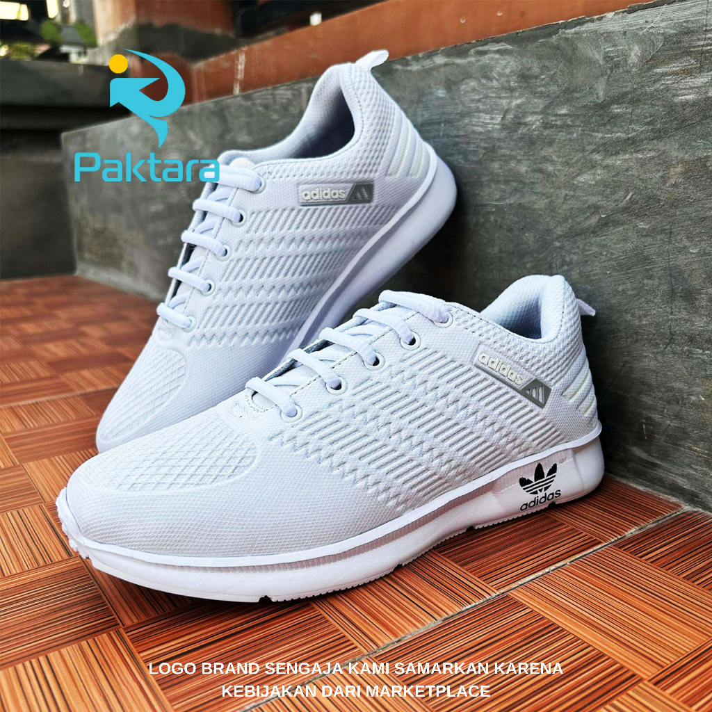 Sepatu sneakers putih wanita pria Sepatu olahraga putih - sepatu wanita pria - Jogging santai senam