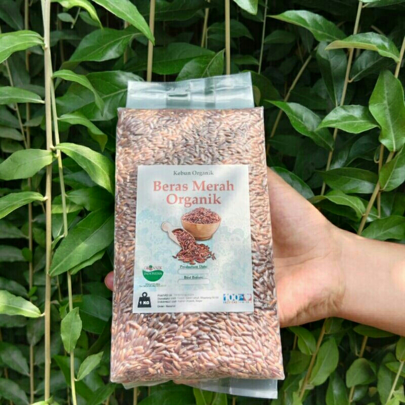 

Beras Merah Organik Kebun Organik 1 kg Wangi Pulen Premium Cocok Untuk Diet dan Diabetes