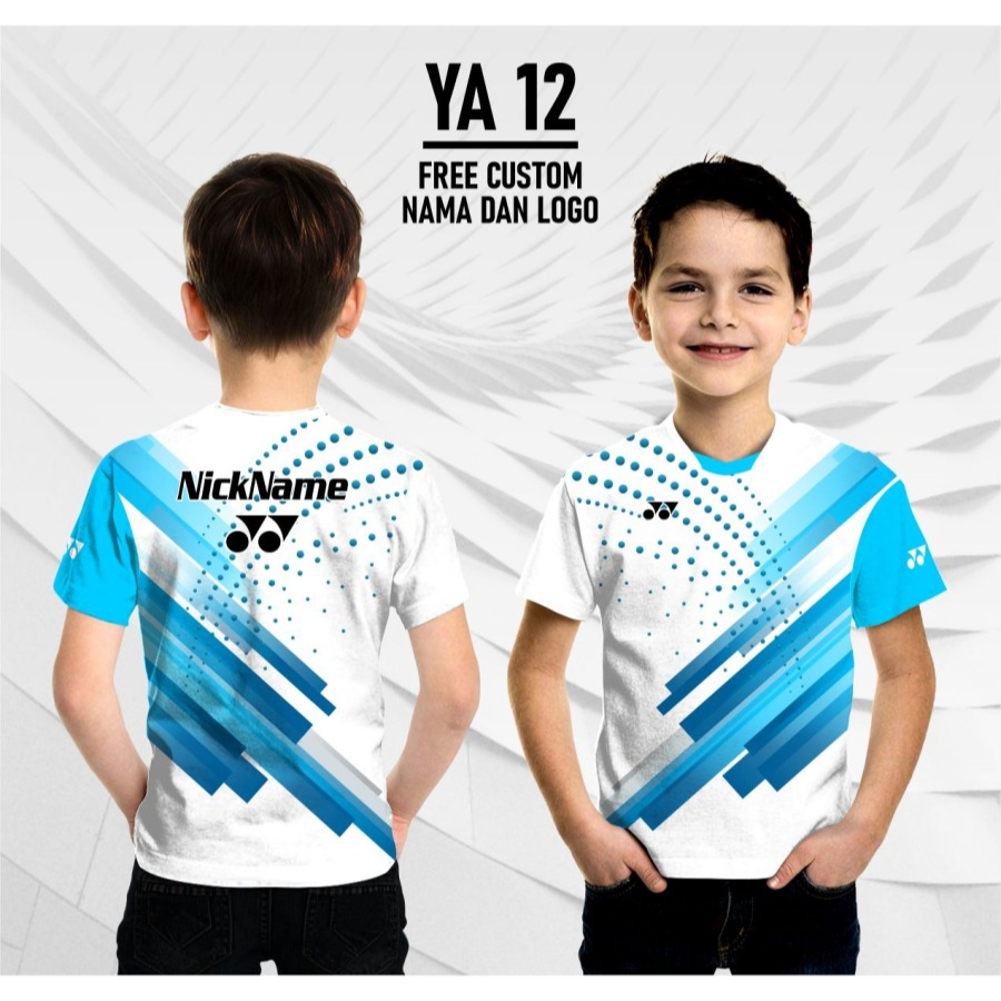Jersey anak badminton kaos yonex baju bulutangkis 07