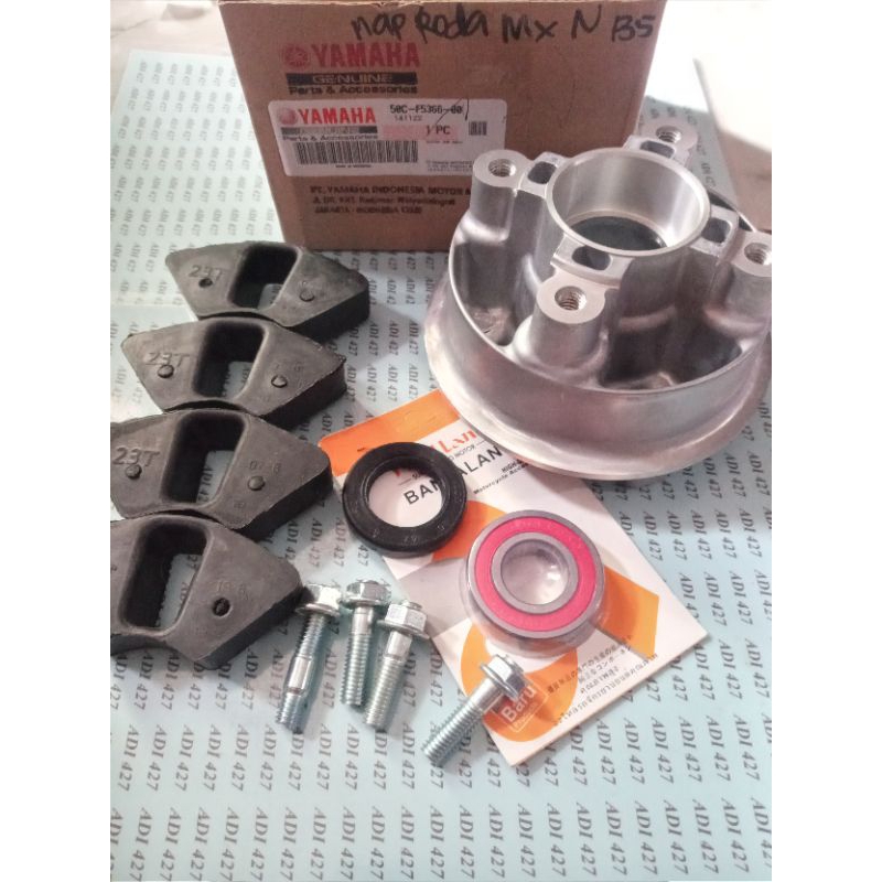 NAP GIR JUPITER MX 135 NEW 50C/DUDUKAN GEAR BELAKANG +KARET TROMOL YAMAHA JUPITER MX 135 NEW 5 SPEED