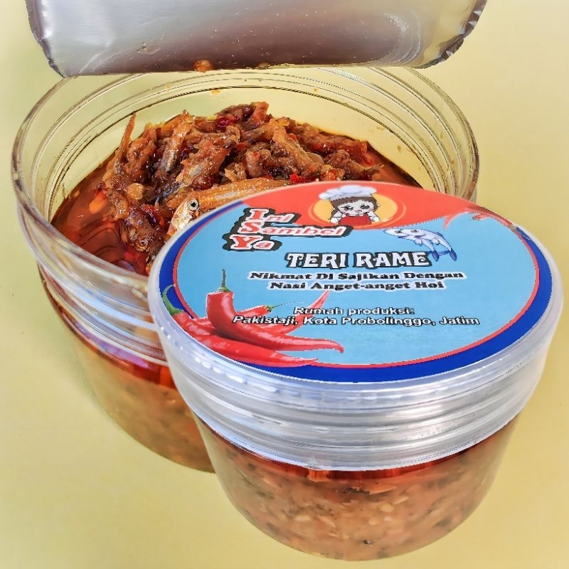 

Ini Sambel Teri Rame ukuran 300ml
