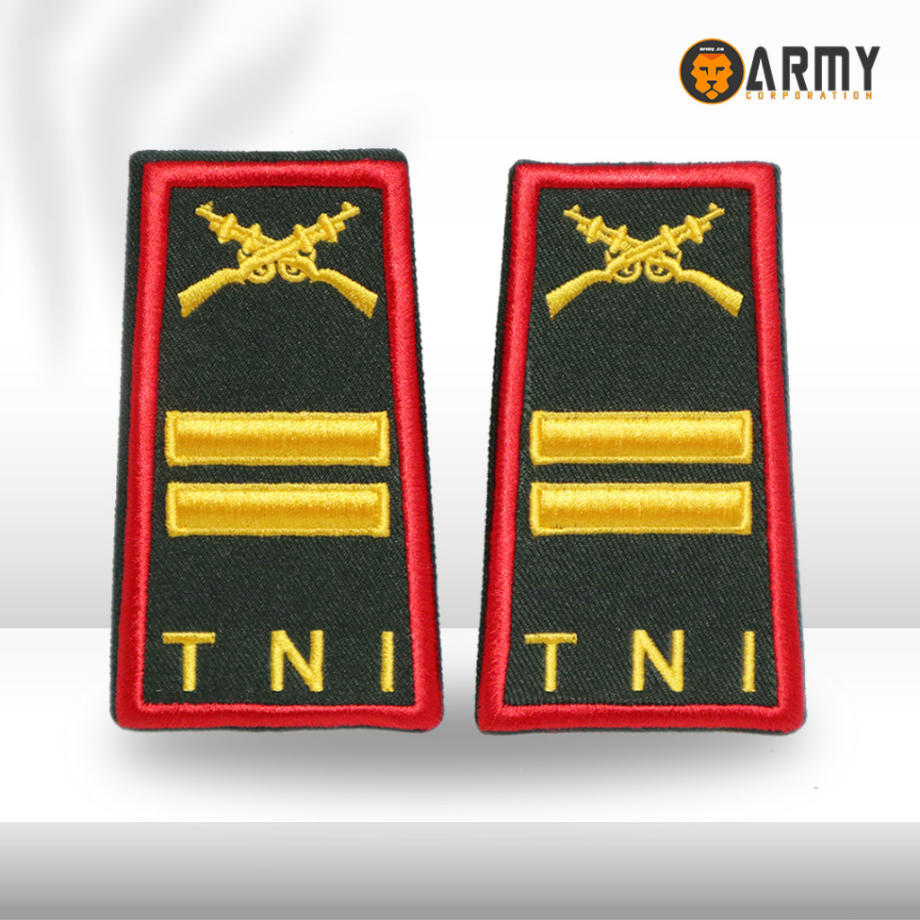 Pangkat PDH TNI AD Infanteri Komando Lettu Bordir